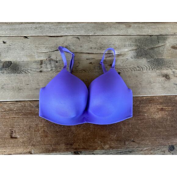 Victoria's Secret Violet Purple 32DD So Obsessed Smooth Wireless Push Up Bra - Picture 1 of 2